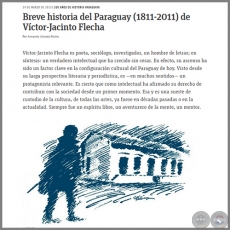 BREVE HISTORIA DEL PARAGUAY (1811-2011) DE VÍCTOR-JACINTO FLECHA - Por ARMANDO ALMADA-ROCHE - Domingo, 24 de Enero de 2013